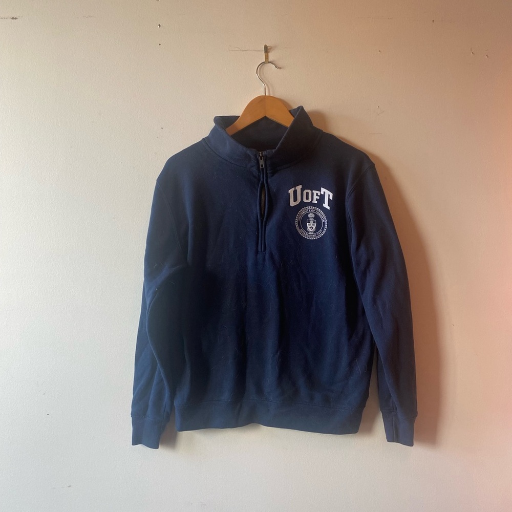 university of toronto quarter zip sweater